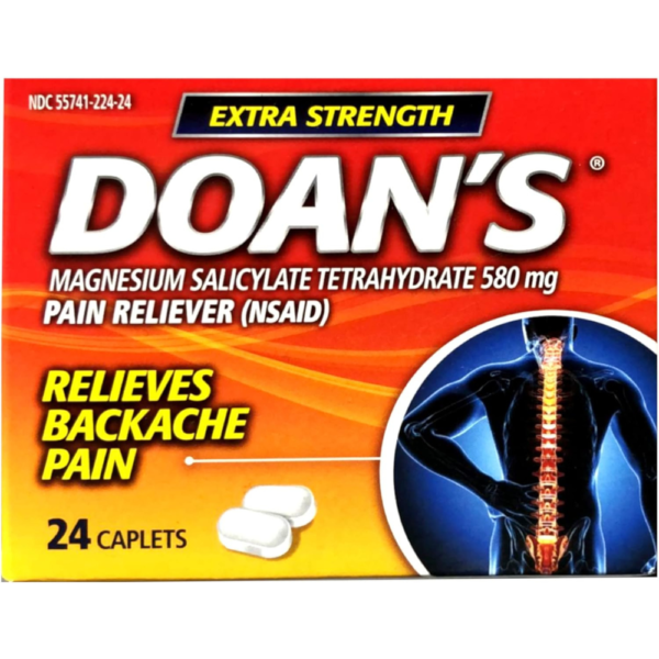 Doans Extra Strength Pills 24-Count (3-Pack)