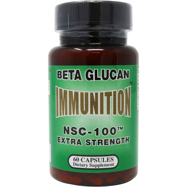 Immunition NSC 100 Beta Glucan Extra Strength 10 Milligrams 60 Capsules